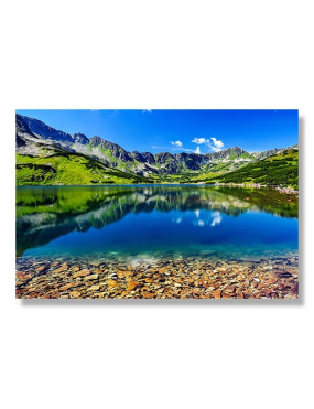 Obraz na pleksi - jezioro w górach - Axitech.com.pl
